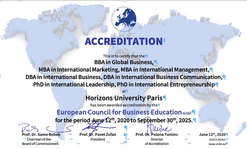 ECBE re-accreditation